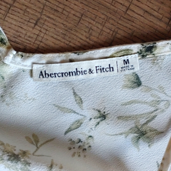 Abercrombie & Fitch Green Floral Tank - Picture 6 of 6